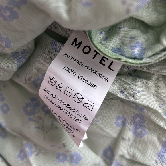 NWT Motel Zeh Mini Skirt in Lime Floral ASO Sarah Cameron - Picture 9 of 11